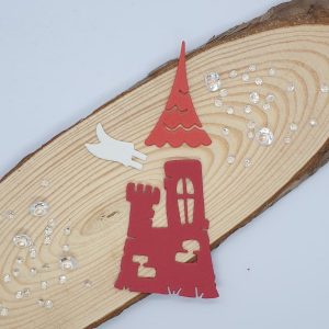 "Castle" Die Cut x 10