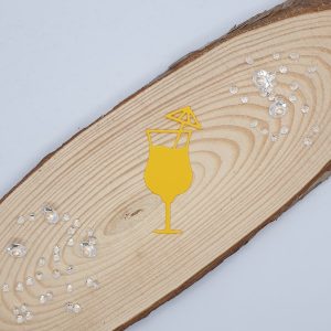 "Cocktail" Die Cut x 10