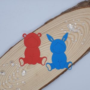 "Easter Bunnies" Die Cut x 10