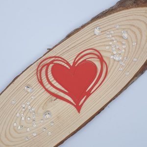 "Heart" Die Cut x 10