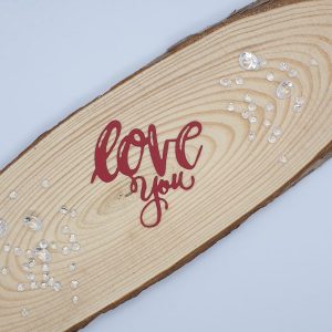 "Love You" Die Cut x 10