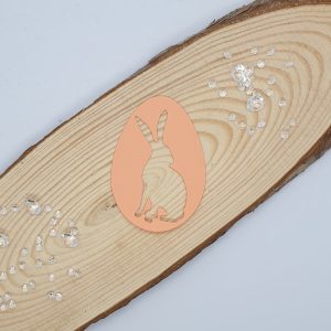 "Rabbit Easter Egg" Die Cut x 10