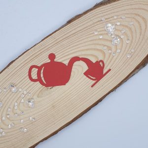 "Tea" Die Cut x 10