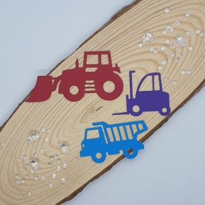 "Construction Vehicles" Multipack Die Cut x 12