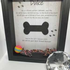 "Personalised New Puppy" Freestanding Frame