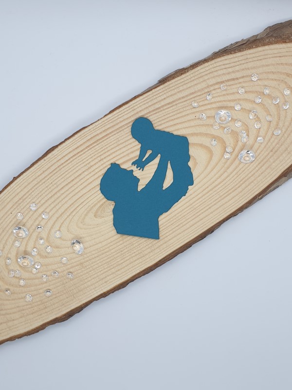 "Father & Child" Die Cut x 10