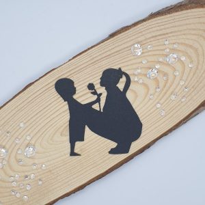 "Flower for Mummy" Die Cut x 10