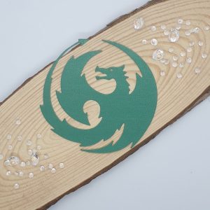 "Circle Dragon" Die Cut x 10
