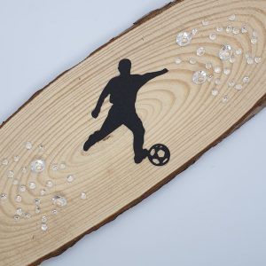 "Football" Die Cut x 10