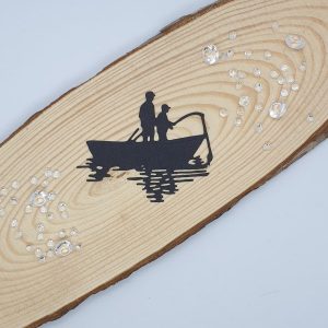 "Gone Fishing" Die Cut x 10