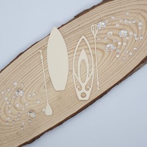 "Paddle Board" Die Cut x 10