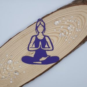"Yoga" Die Cut x 10