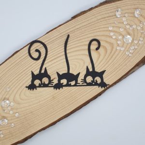 "3 Cats" Halloween Die Cut x 10