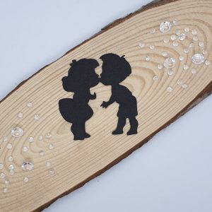 "Cute Kiss" Die Cut x 10