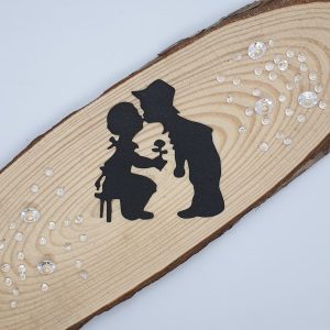 "Kiss Me" Die Cut x 10