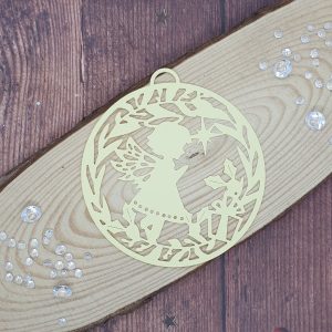 "Angel Bauble" Christmas Die Cut x 10