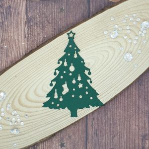 "Bauble Christmas Tree" Die Cut x 10