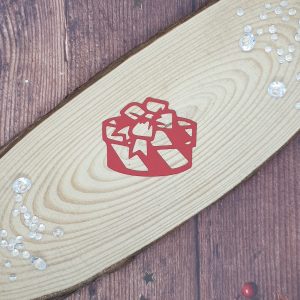 "Christmas Gift" Die Cut x 10
