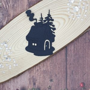 "Christmas House" Die Cut x 10