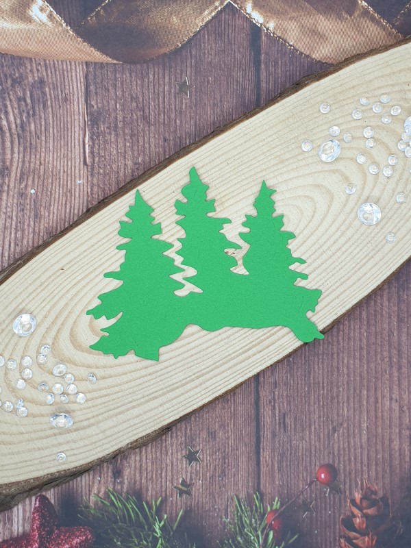 "Christmas Trees" Die Cut x 10