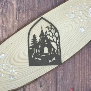 "Christmas Window" Die Cut x 10