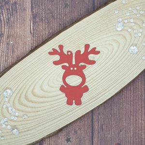 "Cute Reindeer" Christmas Die Cut x 10