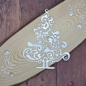 "Decorative Christmas Tree" Die Cut x 10