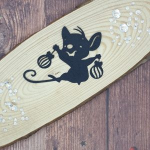 "Mouse Bauble Fun" Christmas Die Cut x 10