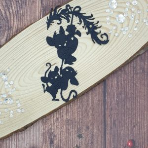 "Mouse Swing" Christmas Die Cut x 10