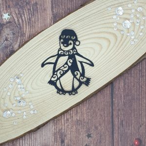 "Penguin" Christmas Die Cut x 10