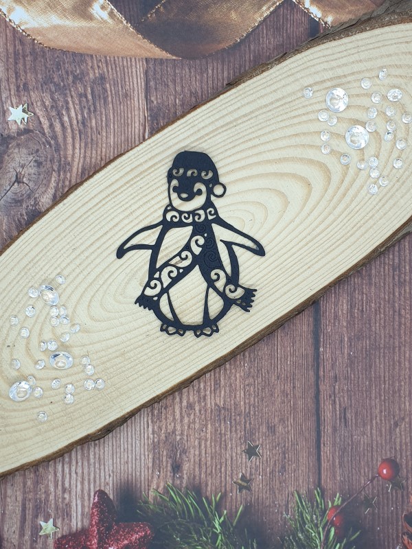 "Penguin" Christmas Die Cut x 10