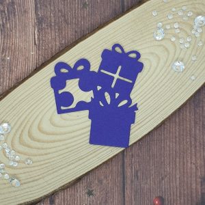 "Presents" Christmas Die Cuts x 10