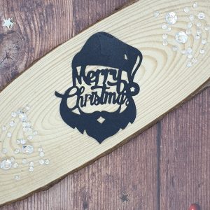 "Santa Merry Christmas" Die Cut x 10