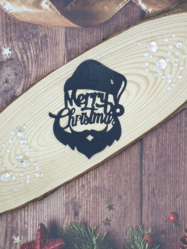 "Santa Merry Christmas" Die Cut x 10