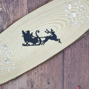 "Santa's Sleigh" Christmas Die Cuts x 10