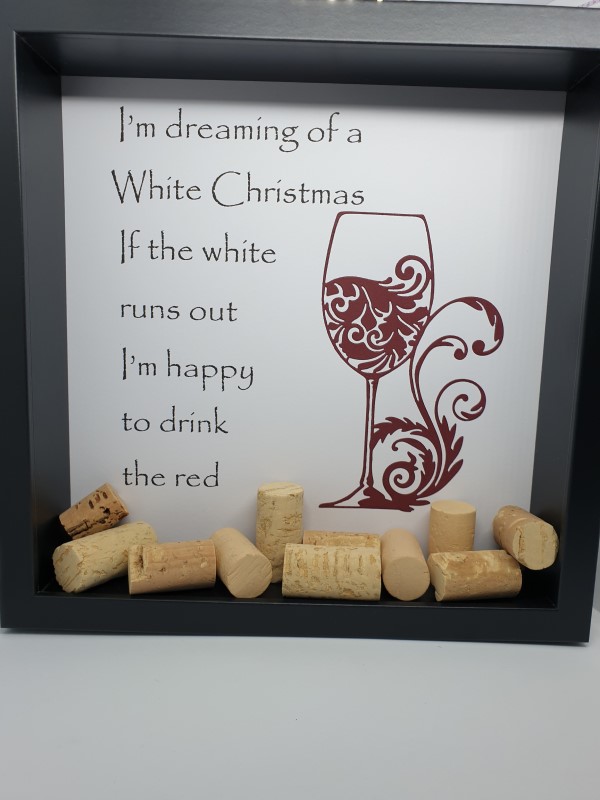 "Dreaming Of A White Christmas" Freestanding Frame