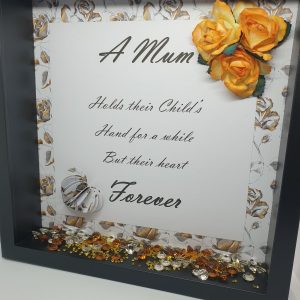 "A Mum - Heart Forever" Freestanding Frame