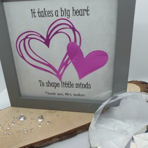 "It Takes A Big Heart" Freestanding Frame