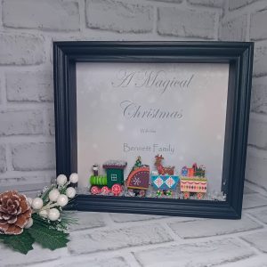 "A Magical Christmas Train" Personalised Freestanding Frame