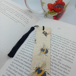 "Bee" Wooden Bookmark
