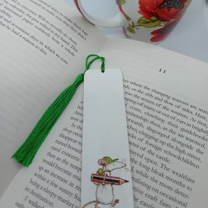 "Ready For School Rat" Wooden Bookmark