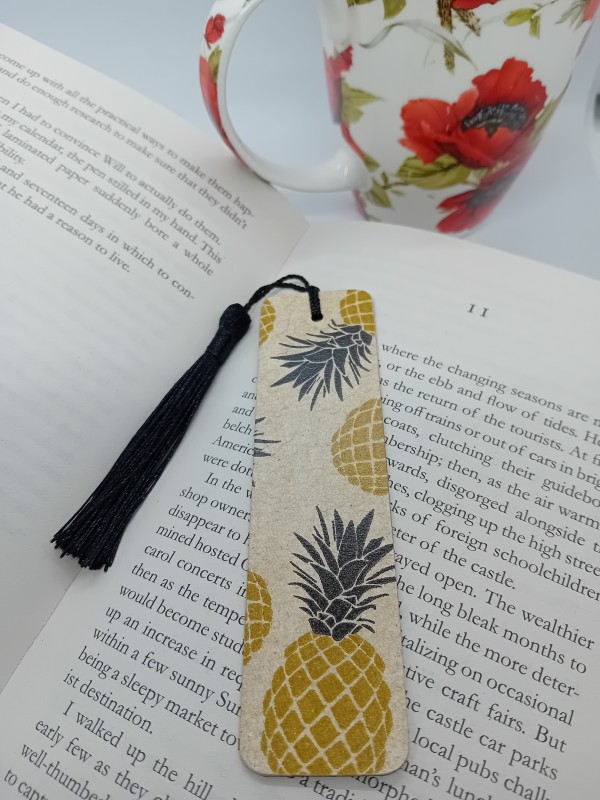 "Pineapple" Wooden Bookmark