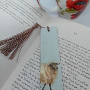 "Peeping Sheep" Wooden Bookmark