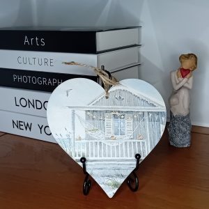 "Hammock Haven" Wooden Heart Wall Hanging