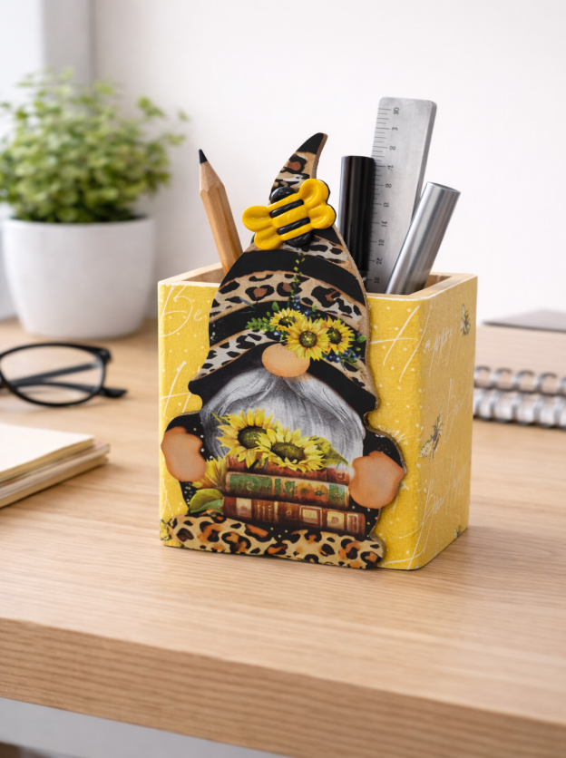 "Animal Print Gonk" Desk Organiser