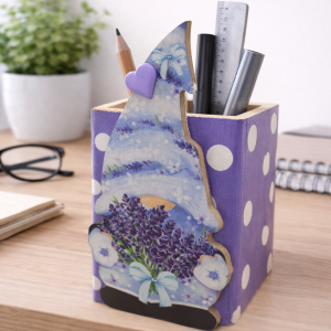"Lavender Gonk" Desk Organiser