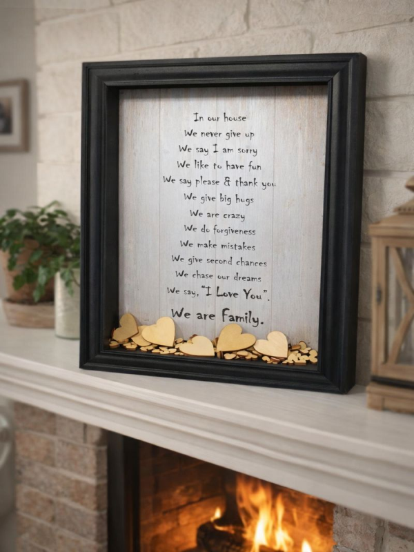"We Are Family" Freestanding Frame