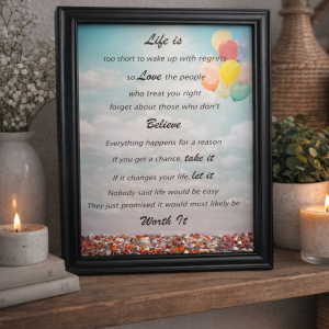 "Life Is" Freestanding Frame
